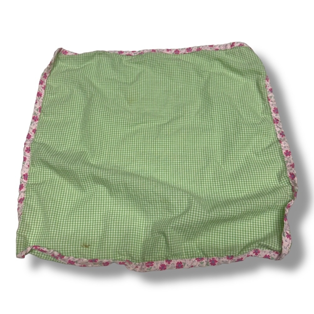 Bitty Baby Treats for Two Picnic Basket Blanket Green Gingham Floral Replacement